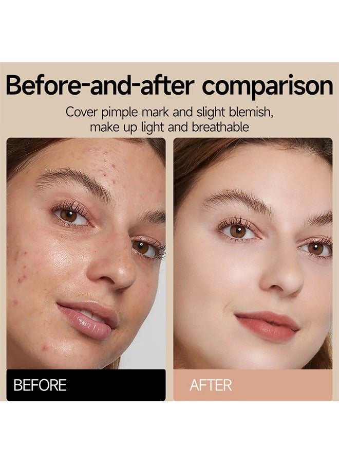 يونج فيجن كريم أساس سائل طويل الأمد، كريم أساس سائل مائي - تغطية كاملة، مكياج خفيف الوزن للبشرة الدهنية والمختلطة، لمسة نهائية طبيعية غير لامعة، مقاومة للماء ومقاومة للعرق #02 - Image 5